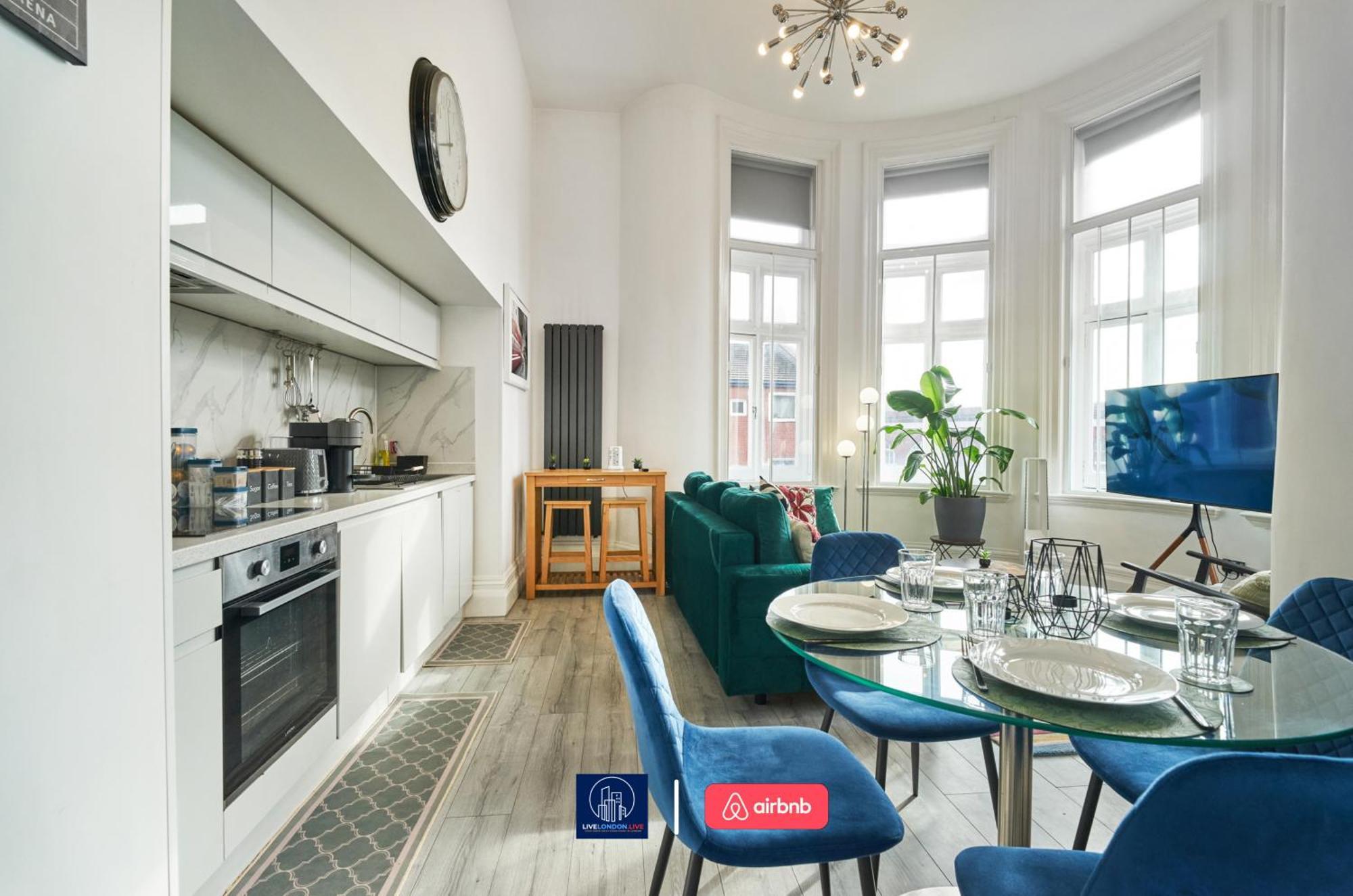 Last-Minute Specials L Sleeps Up To 4 Guests L One-Bedroom Apartment With King Bed And High Ceilings Near Camden By Live London Short Lets & Serviced Accommodation Extérieur photo