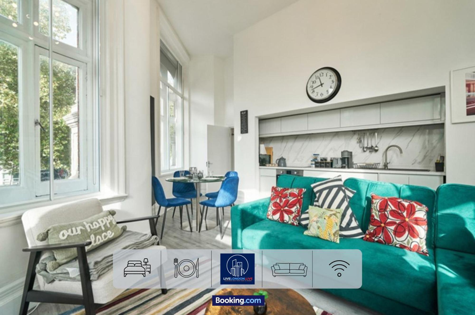 Last-Minute Specials L Sleeps Up To 4 Guests L One-Bedroom Apartment With King Bed And High Ceilings Near Camden By Live London Short Lets & Serviced Accommodation Extérieur photo