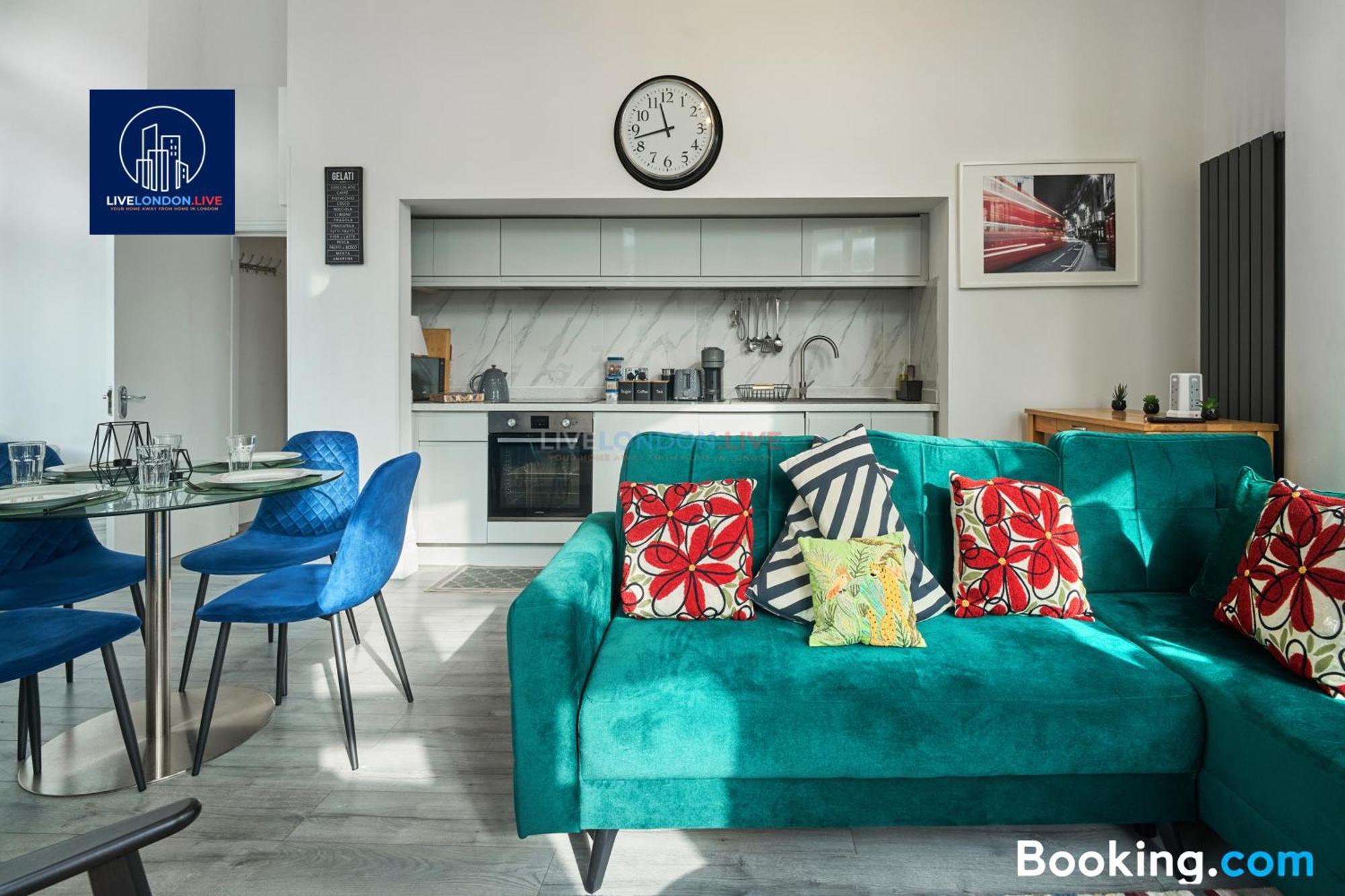 Last-Minute Specials L Sleeps Up To 4 Guests L One-Bedroom Apartment With King Bed And High Ceilings Near Camden By Live London Short Lets & Serviced Accommodation Extérieur photo