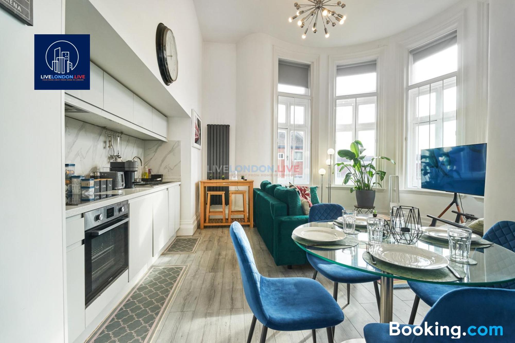 Last-Minute Specials L Sleeps Up To 4 Guests L One-Bedroom Apartment With King Bed And High Ceilings Near Camden By Live London Short Lets & Serviced Accommodation Extérieur photo